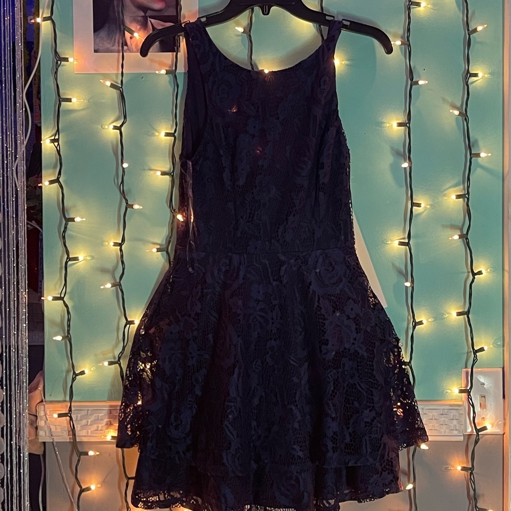 Dark Blue Midi Junior dress
